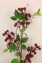 Additional picture of Artificial Berry Stem 61cm Red