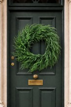 Additional picture of Faux Spruce Wreath 24"