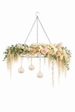 Additional picture of Hanging Chandelier Hoop 60cm x 70cm