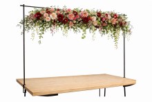 Additional picture of Metal Florist Table Arch Black