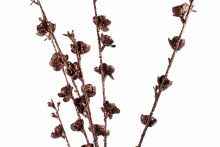 Additional picture of Brown glitter decorative blossom flower