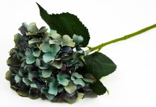 Additional picture of Artificial Hydrangea Stem Grey/ Blue 80cm