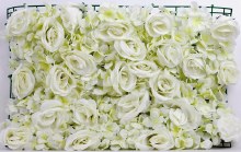 Additional picture of Hydrangea & Rose Flower Wall 23" x 16" approx