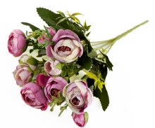Additional picture of Artificial Flower Ranunculus Bunch x 10 Dusty Lilac