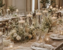 Additional picture of Floating Candles Large Ivory x 8pcs