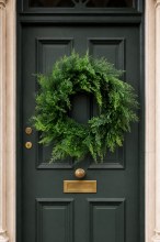 Additional picture of Faux Spruce Pine Wreath 55cm