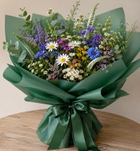 Additional picture of Frosted Florist Cellophane Wrap 80cmx80m- 50 micron bouquet wrapping film Dark Green