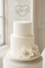 Additional picture of Love cake topper