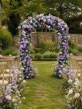 Additional picture of Pre Decorated Wedding Arch 220cm