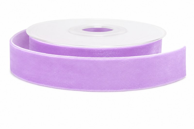Velvet Ribbon Lilac 25mm x 9m
