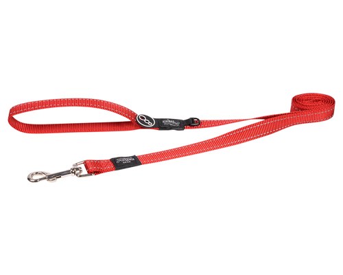 ROGZ FANBELT LEAD RED REFLECTIVE LARGE 1.4M - My Pet Warehouse