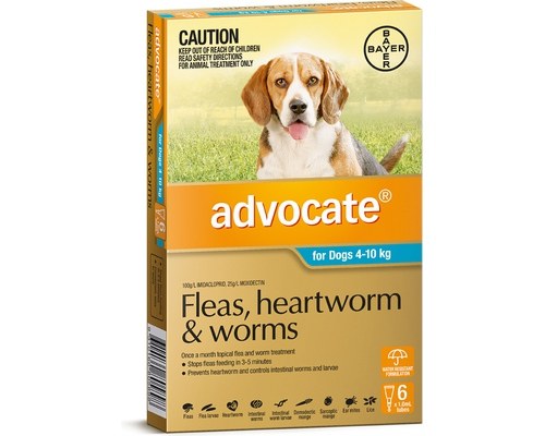 Advocate small dog 6 clearance pack