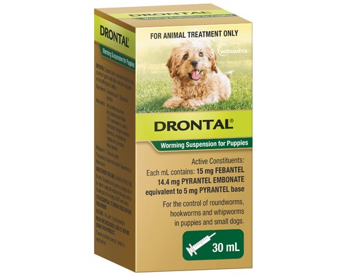 drontal puppy wormer