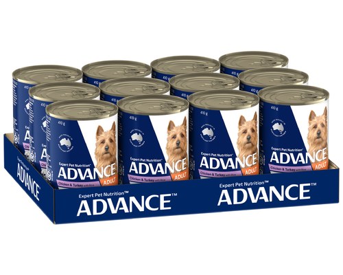 advance wet dog food