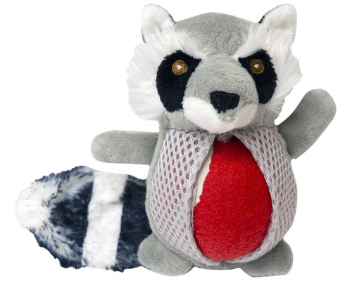 raccoon tail ball toy