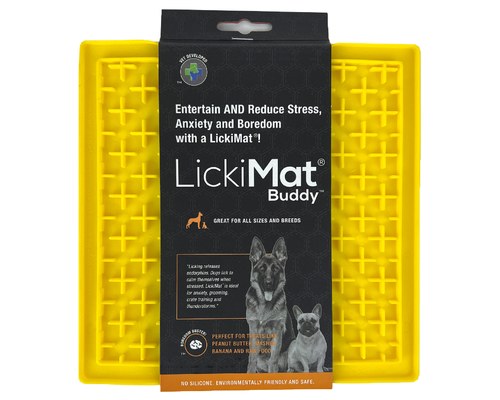 Lickimat Buddy Treat Mat For Dogs & Cats (DIFFICULTY LEVEL MEDIUM)