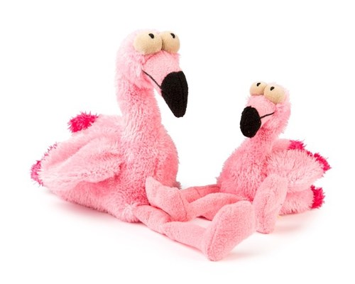 fred the flamingo dog toy