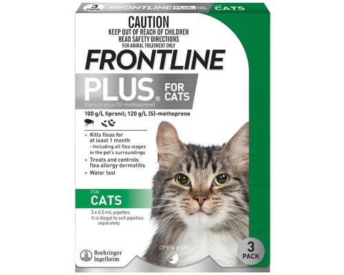 frontline plus for cats