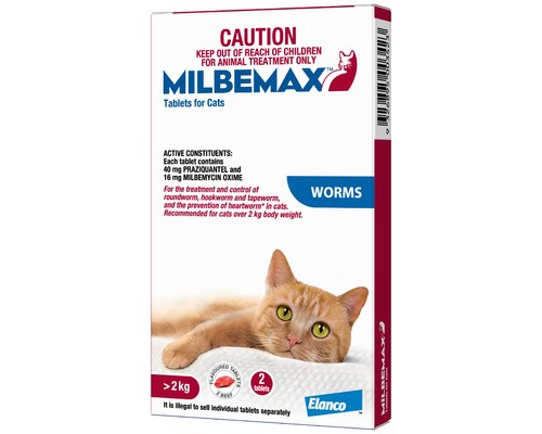 MILBEMAX FLAVOURED WORMING TABLET FOR 