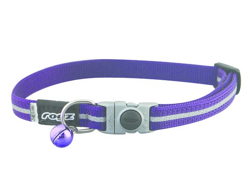 rogz-alleycat-safelock-collar-purple-11mm-my-pet-warehouse