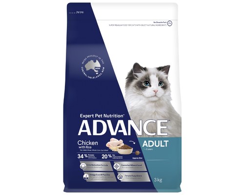 ADVANCE CAT ADULT TOTAL WELLBEING CHICKEN 3KG - My Pet Warehouse