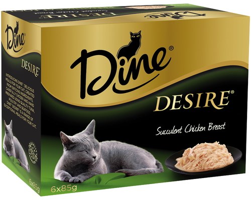 dine chicken cat food