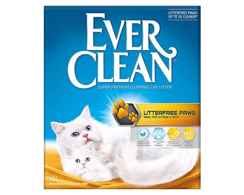 cat litter clean paws