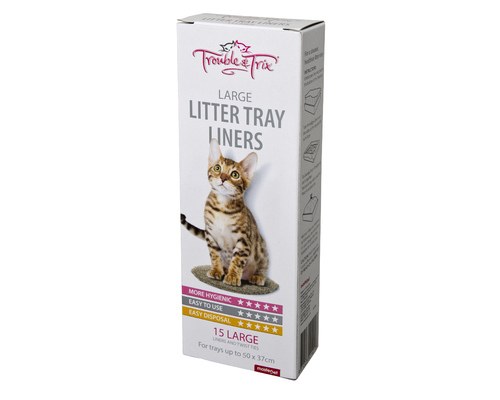 Kitty litter tray clearance liners