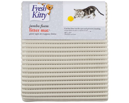 fresh kitty litter mat