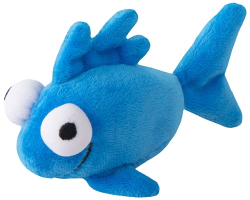 plush fish cat toy