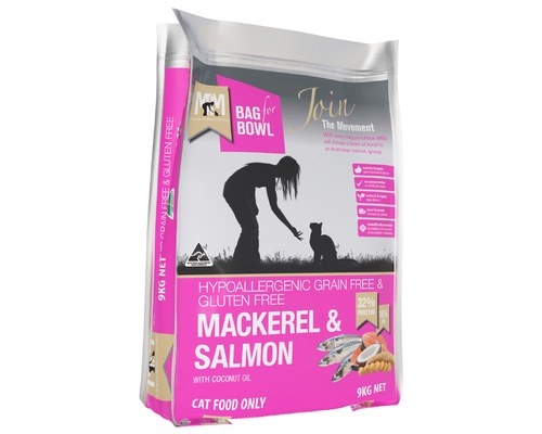 Meals For Meows Grain Free Dry Cat Food Mackerel And Salmon Adult 9kg My Pet Warehouse