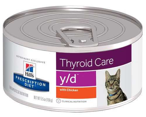 HILL S PRESCRIPTION DIET Y D THYROID CARE WET CAT FOOD WITH