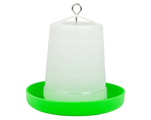 Avione Chicken Ball Type Feeder 1 5kg Green And White My Pet