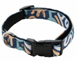 LEXI & ME DOG COLLAR ABSTRACT SKETCH X-LARGE