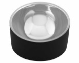 BUDDY & BELLE ANGLED DOUBLE WALL BOWL MATTE BLACK EXTRA-SMALL 230ML