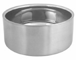 BUDDY & BELLE ROUND DOUBLE WALL BOWL SATIN POLISH LARGE 1.2L
