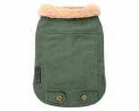 RUFF N RUGGED CORDUROY JACKET DOG JUMPER MOSS GREEN HUNTER LARGE/X-LARGE