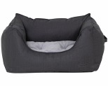 LA DOGGIE VITA WATER RESISTANT HIGH SIDE CHARCOAL BED LARGE