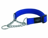 ROGZ LUMBERJACK OBEDIENCE COLLAR BLUE REFLECTIVE EXTRA LARGE
