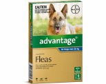 ADVANTAGE FOR EXTRA LARGE DOGS OVER 25KG 6 PACK (BLUE)