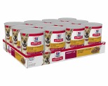 HILL'S SCIENCE DIET ENTREE WET DOG FOOD CHICKEN & BARLEY ADULT CANS 12X370G