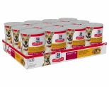 HILL'S SCIENCE DIET SAVORY STEW WET DOG FOOD WITH CHICKEN & VEGETABLES ADULT CANS 12X363G