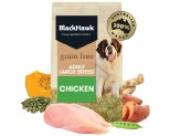 BLACK HAWK GRAIN FREE ADULT LARGE BREED CHICKEN DOG FOOD 15KG