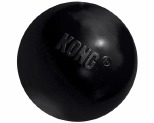 KONG EXTREME BLACK RUBBER BALL MEDIUM/LARGE