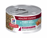 HILL'S SCIENCE DIET HEALTHY CUISINE WET CAT FOOD SEARED TUNA & CARROT MEDLEY ADULT CAN 79G