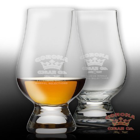Corona Cigar Co. Glencairn Whiskey Glasses - 2ct