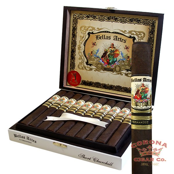 Bellas Artes Maduro By Aj Fernandez Short Churchill Cigars Corona Cigar Co