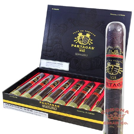 Partagas Black Label Crystal Tubo Cigars - Corona Cigar Co.