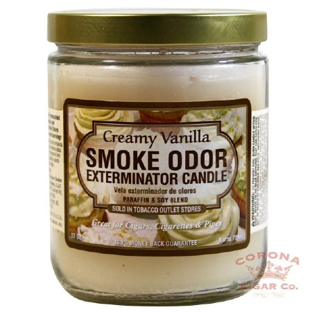 Smoke Odor Exterminator Candle - Creamy Vanilla