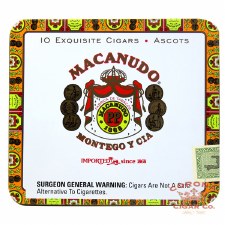Macanudo Ascots Tin Natural Cigarillos